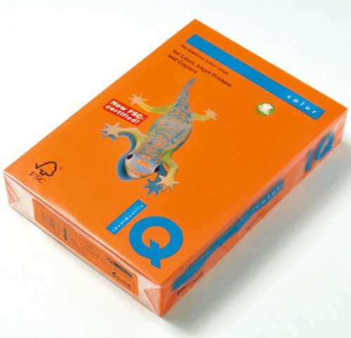 Papír xerografický IQ A4/120g 250 listů oranžový