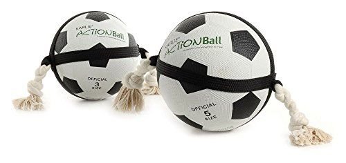 Action Ball fotbalový míč s provazy 19cm