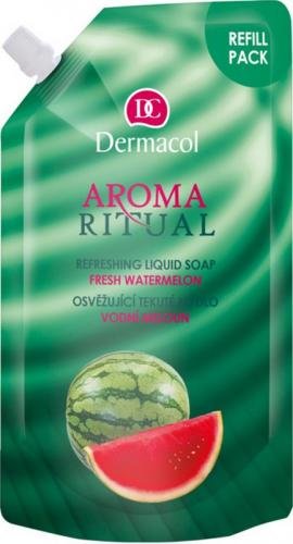 Dermacol Aroma Ritual Vodní meloun Osvěžující mýdlo na ruce náhradní náplň 500 ml