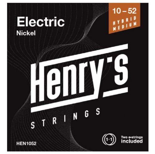 Henry's Strings HEN1052 Electric Nickel - 010“ - 052“