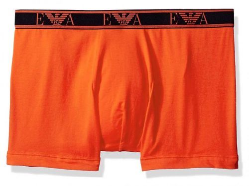 EMPORIO ARMANI Boxerky Stretch Cotton 7040 Orange Barva: Oranžová, Velikost: M