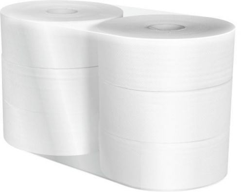 Toaletní papír Jumbo 230mm 2vrs. bílý 6ks  /prodej celé balení 6 rolí   (B15028)