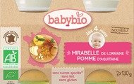 2x BABYBIO Mirabelky jablko 130g