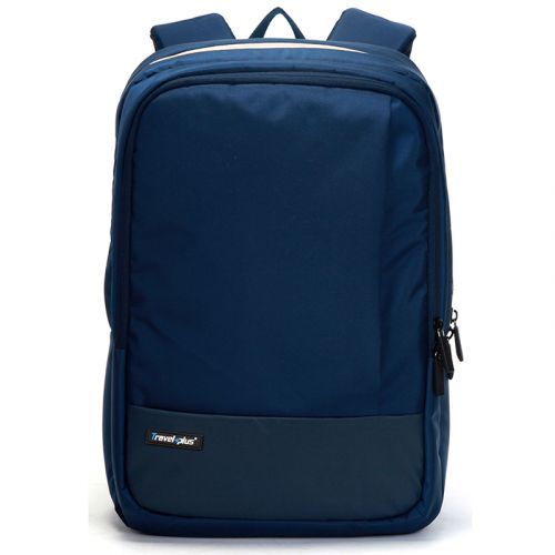 Kvalitní školní a cestovní batoh modrý - Travel plus 0100 modrá