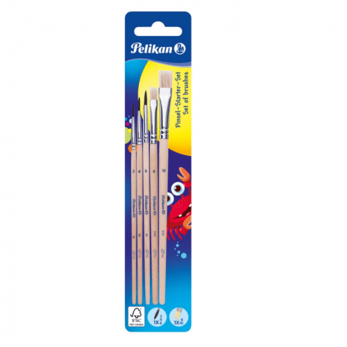 Sada štětců 2 štětin/3vlasové(5ks/bli)