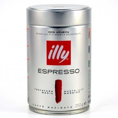Illy Espresso mletá káva 250 g