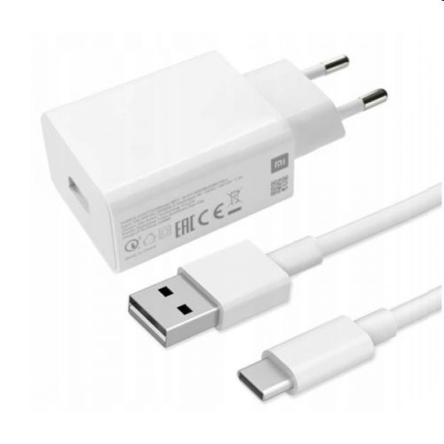 Rýchlonabíjačka Xiaomi s USB-C káblom (20W), white