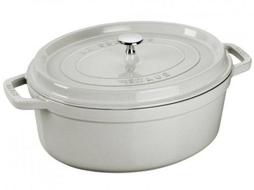Staub Cocotte hrnec oválný, bílý lanýž, 29 cm / 4,2 l 11029107