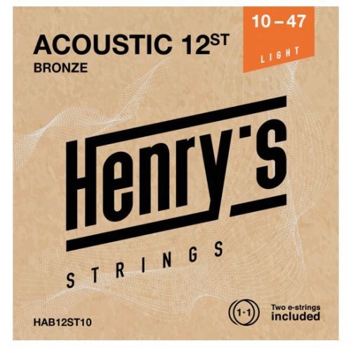 Henry's Strings HAB12ST10 Acoustic Bronze - 010“ - 047“