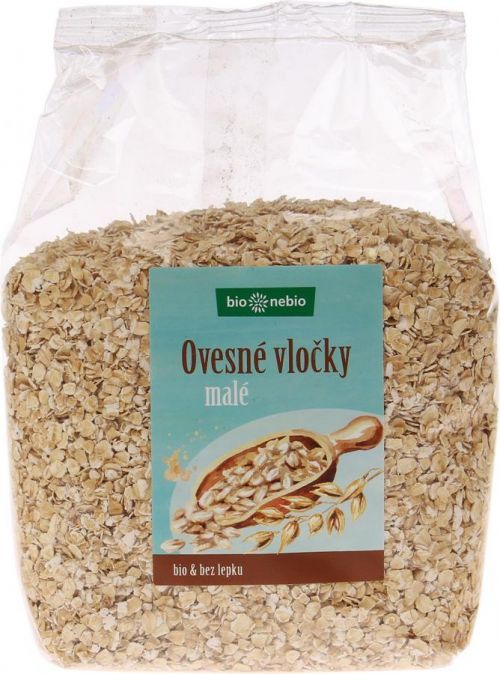 Bio*nebio  Bio nebio Bio ovesné vločky bezlepkové malé 500g