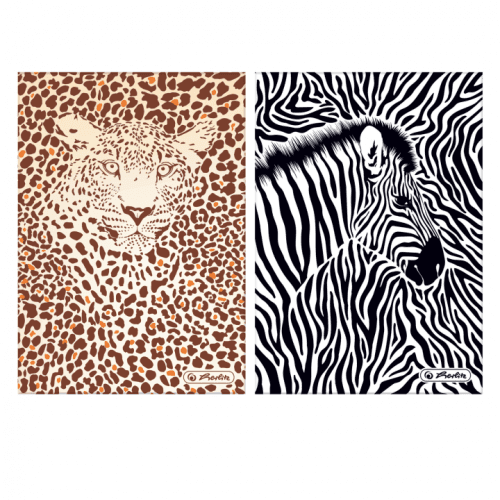 Záznamní kniha A5/96 čtv Animal Print