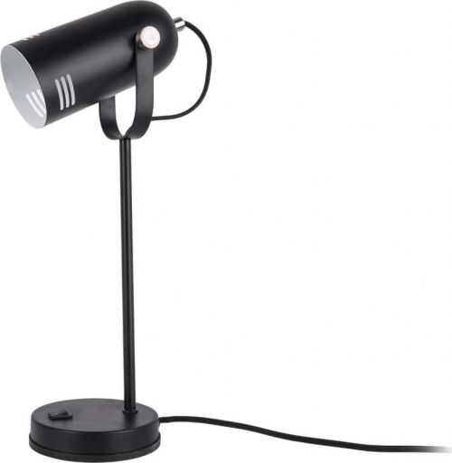 Černá stolní lampa Leitmotiv Husk