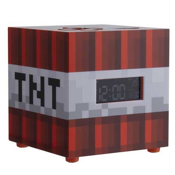Hodiny s budíkom TNT (Minecraft)