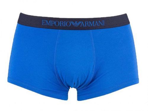EMPORIO ARMANI Boxerky Stretch Cotton 111625-9P722 Blue Barva: Modrá, Velikost: M