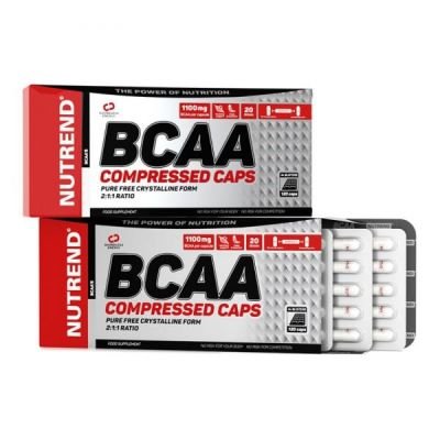 Nutrend BCAA Compressed Caps - 120 kapslí