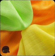 KIKKO Bambusové ubrousky Colours 30x30 (9 ks) – lime, lemon, orange