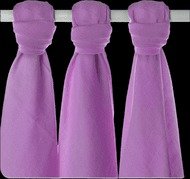 KIKKO Bambusové pleny Colours 70x70 (3 ks) – lilac