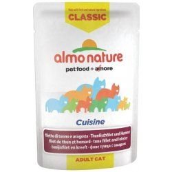 Almo Nature Classic Cuisine WET CAT - Filet z tuňáka a humr 55 g