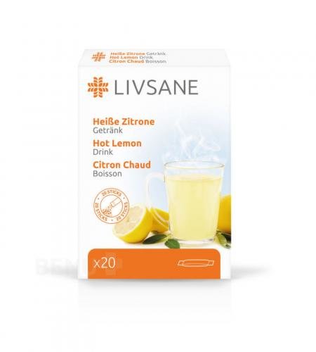 LIVSANE Horký nápoj v prášku citronový 20 sáčků