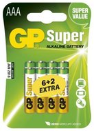 GP Alkalické baterie GP Super (AAA), 8 ks