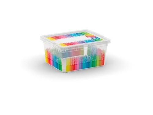 KIS Plastový úložný box C-Box Colours Arty XXS, 2 L