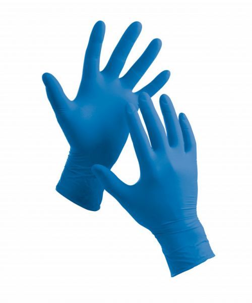 SPOONBILL rukavice JR nitril. nepudrukavice  - M