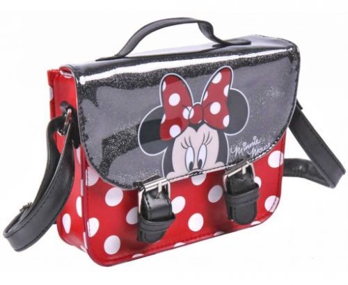 Kabelka koženková brašna přes rameno 19x17cm Disney Minnie Mouse aktovka