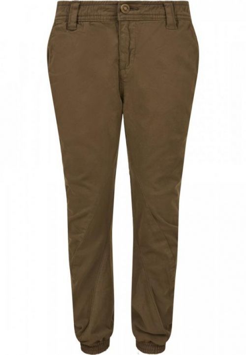 Boys Stretch Jogging Pants - olive 110/116