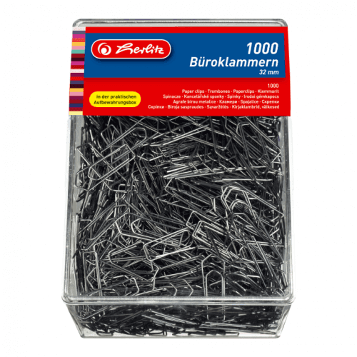 Kancelářské sponky 32mm (1000ks/kra)