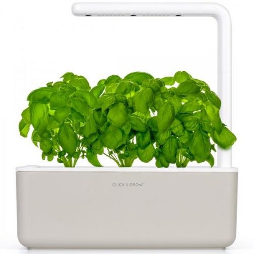 Click and Grow chytrý květináč pro pěstování bylinek, zeleniny, květin a stromů - Smart Garden 3, béžová