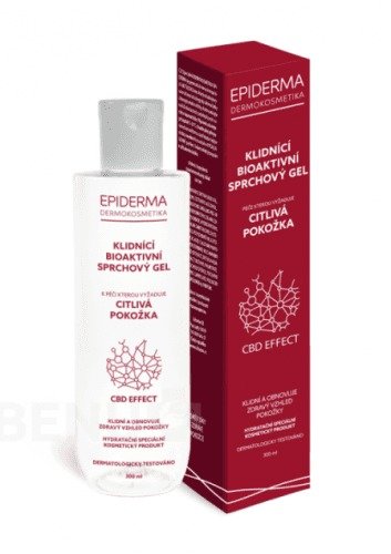 EPIDERMA klidnící bioaktivní CBD sprch. gel 300ml