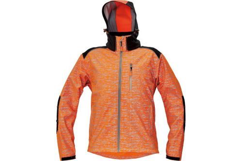 KNOXFIELD printed softshell červená XL