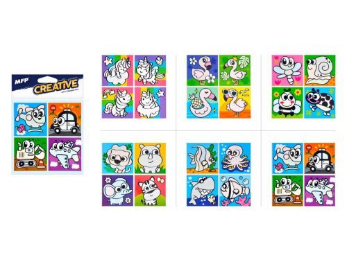 MFP 1042073 Fólie do koupelny 20x20cm mix motivů