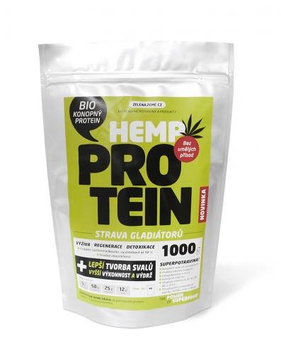 Zelená Země Konopný protein BIO 1 kg