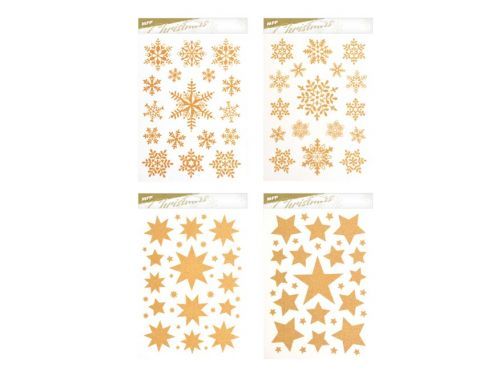 MFP 8886075 Okenní fólie vánoce glitr VA022 20x30cm