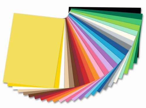 Folia - Max Bringmann Barevné papíry - 130 g/m2, 25 listů, 25 barev, 25 x 35 cm