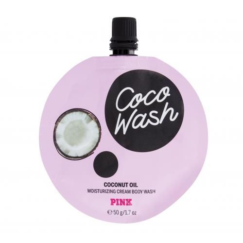 Pink Coco Wash Coconut Oil Cream Body Wash Travel Size 50 ml hydratační sprchový krém s kokosovým olejem pro ženy