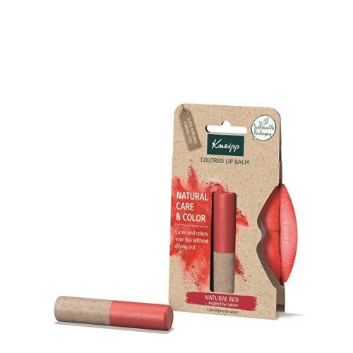 Kneipp Barevný balzám na rty Natural Red (Colored Lip Balm) 3,5 g