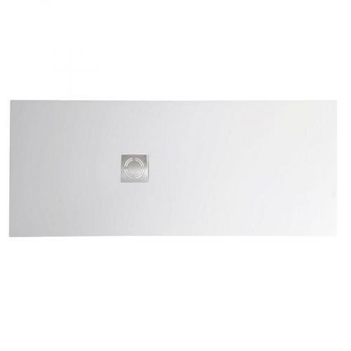 Podlaha do sprchy z litého mramoru 180 x 75 x 3 cm Polysan FLEXIA, bílá / 71532