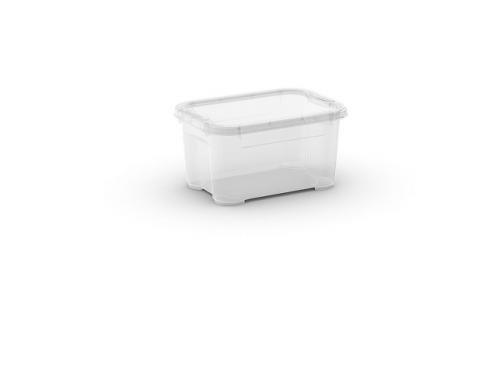 KIS Plastový úložný box - T Box XXS, Transparentní, 5 L