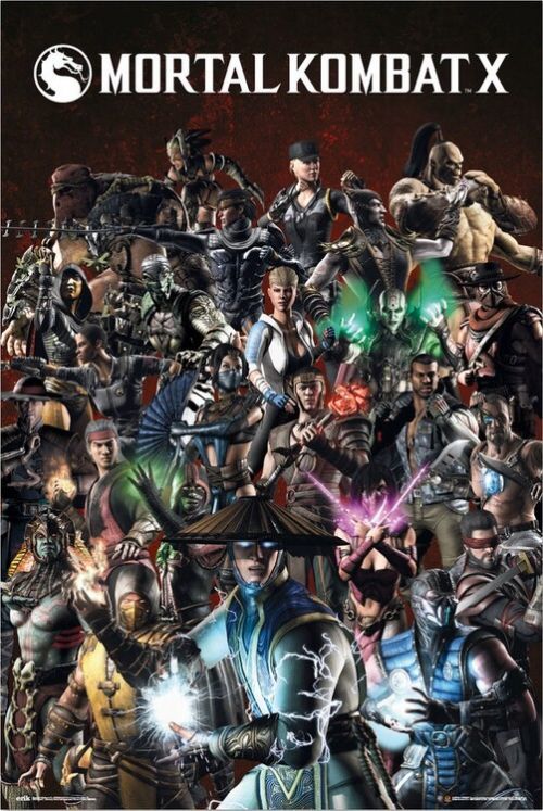 GRUPO ERIK Plakát, Obraz - Mortal Kombat X, (61 x 91.5 cm)