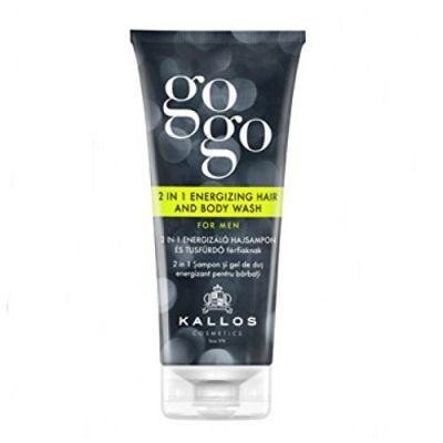 Kallos Posilující sprchový gel 2 v 1 pro muže GoGo (2-In-1 Energizing Hair And Body Wash For Men) 200 ml