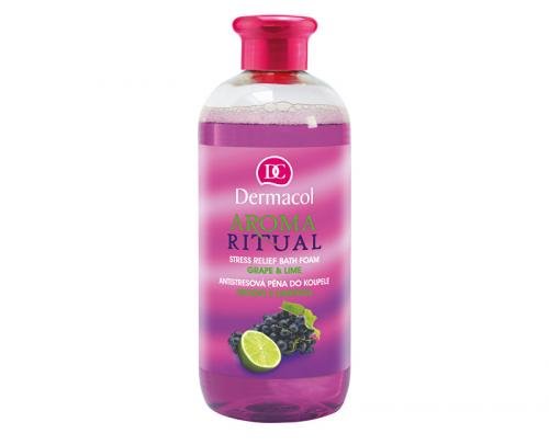 Dermacol Antistresová pěna do koupele hrozny s limetkou Aroma Ritual 500 ml