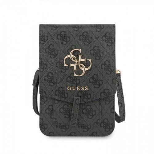 Pouzdro Guess PU 4G Metal Logo Phone GUWBG4GFGR Bag, šedá