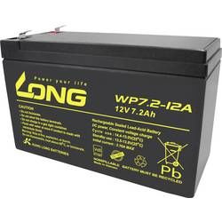 Olověný akumulátor Long WP7.2-12A/F1 WP7.2-12A/F1, 7.2 Ah, 12 V