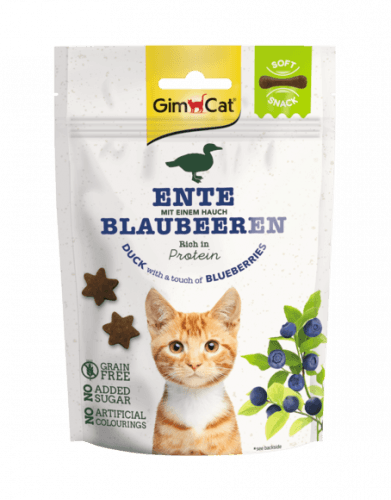 Gimcat Soft Snacks Kachna s borůvkami 60g