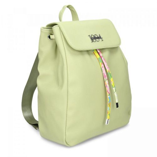 Zelený dámský batoh menší velikosti