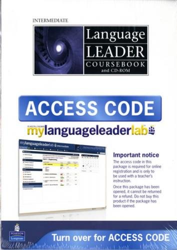 Language Leader Intermediate Coursebook and CD-ROM and LMS and Access Card Pack - Cotton David