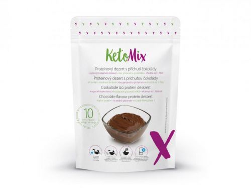 KetoMix Proteinový dezert s příchutí čokolády | 10 porcí, 250 g