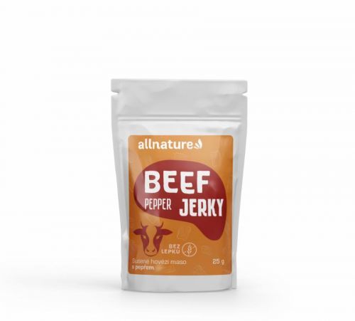 ALLNATURE Beef Pepper Jerky sušené maso sušené maso 25 g